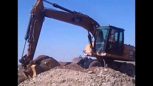 Аренда экскаватора колесного CAT 315D смотреть онлайн