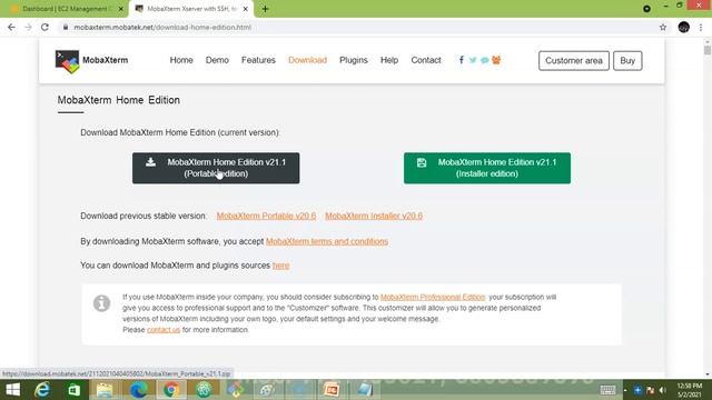 Installation Of Mobaxterm