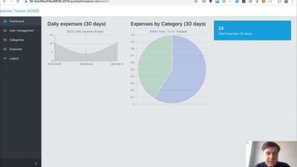 Create Laravel Expense Tracker in 15 Minutes - with QuickAdminPanel