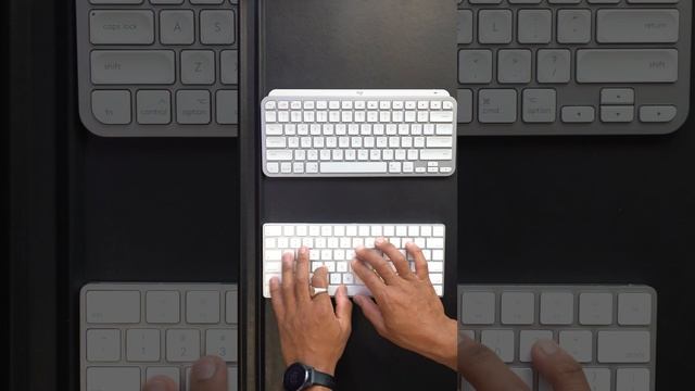[ASMR] Logitech MX Keys Mini for Mac Vs. Apple Magic Keyboard смотреть онлайн