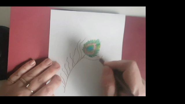Как нарисовать перо жар-птицы, легко и просто смотреть онлайн