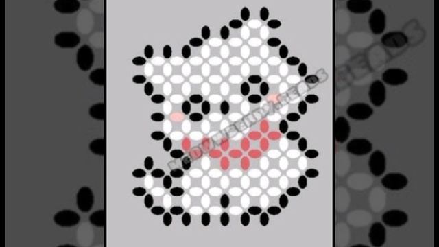 схемы на фигурки из бисера 
              (Не мои)