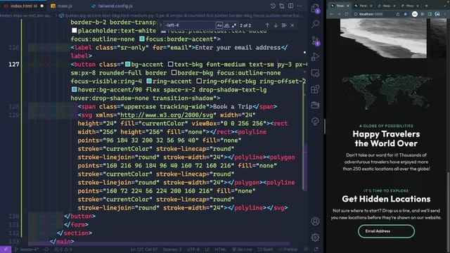 Landing Page Build (with Parallax) #5 - Bottom Section смотреть онлайн