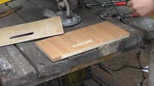 Фрезерный шаблон, для врезки ручек  в раздвижные двери.