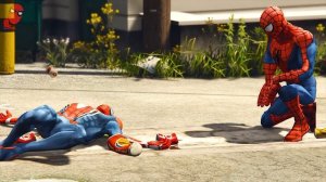 Spiderman & Spider Man Muscle & Spider-Man PS4 vs King Gorilla - What If Battle Superheroes