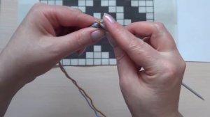 Двухсторонний жаккард спицами для начинающих