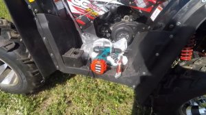 Установка расширителей подкрылков на китайский квадроцикл 4х2. AVANTIS hunter 200 ntw. 2 часть.