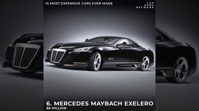 MERCEDES MAYBACH EXELERO $8 MILLION USA