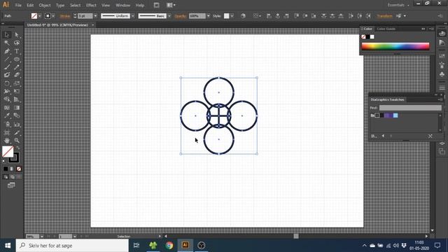 How To Draw A Globe Icon In Adobe Illustrator смотреть онлайн