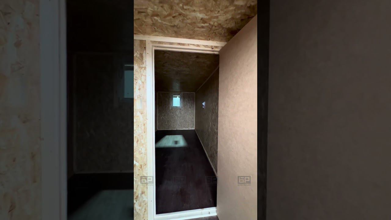 Бытовка БК-2 в OSB смотреть онлайн