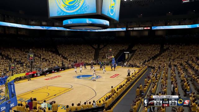 NBA 2K16 (PS4) 2016 NBA Finals Game 2 - Warriors vs Cavs Simulation смотреть онлайн