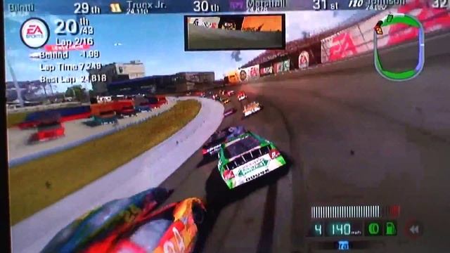 Nascar 08 (PS2) Blowover #4 смотреть онлайн