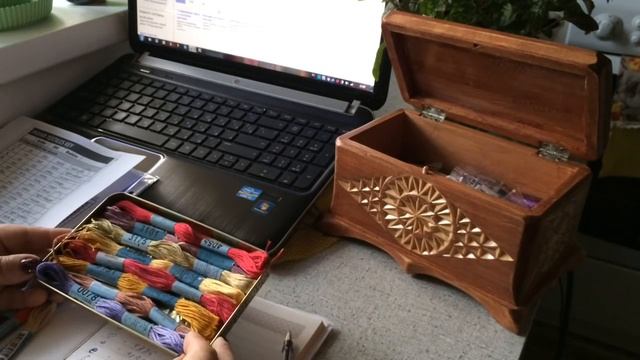 Вышивка крестом: Подготовка к новому процессу + Таблица перевода ниток смотреть онлайн