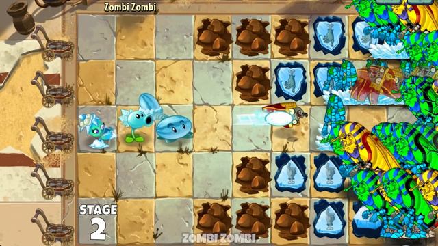 PvZ 2 - 4 Element Round Battle - PEA / FIRE / ICE / ELECTRIC - Who Will Win? смотреть онлайн