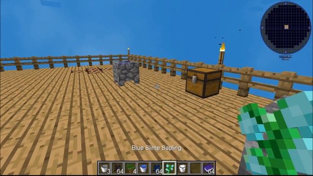 Minecraft - Sky Factory 4 - How To Make Dark Oak, Lapis and Blue Slime Saplings смотреть онлайн