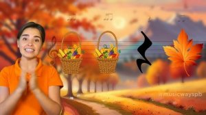 РИТМ-ИГРА  "Осень" для детей. Развитие чувства ритма. Музыкальная грамота. Длительность нот.