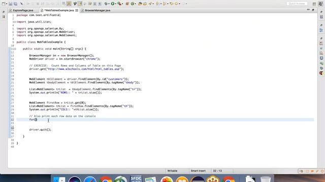 7 - 1 - Automating WebTables [Selenium-Java-Basic-To-Expert] смотреть онлайн
