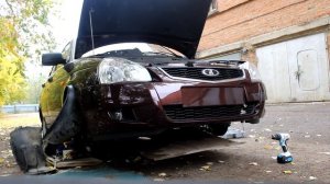 Установка SE БАМПЕРА(Приора2).Lada Priora Хеч.