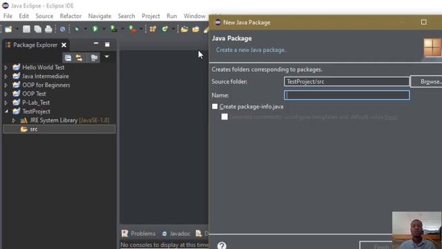 Java Programming for Beginners How to Create a New Project in Java using Eclipse смотреть онлайн