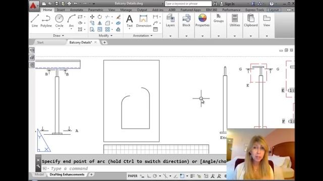 AutoCAD Tip -- How to Draw Clockwise Arcs and Fillet an Open Polyline to Itself смотреть онлайн