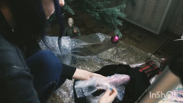 Распаковка БЖД (bjd) куклы рекаст формата SD. Красная королева! смотреть онлайн