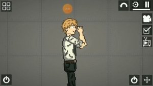 драга с человеком бензопилой и человеком катаной