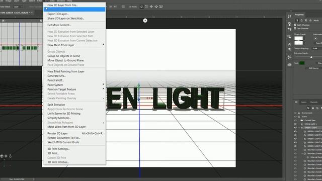 3d text Nature-Inspired | Root texture in photoshop смотреть онлайн