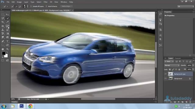 Photoshop Tutorial : Using Wind Effect in Photoshop CS6 смотреть онлайн
