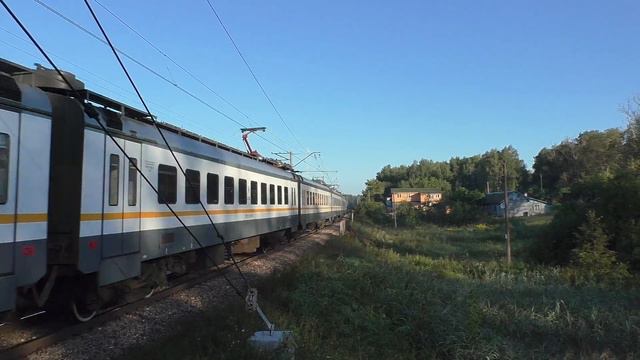 Электропоезд ЭП2Д-0137 сообщением Дубна - Звенигород смотреть онлайн
