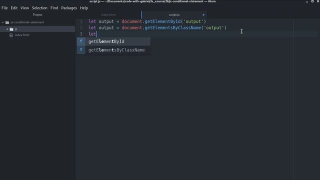 011 JavaScript conditional statement смотреть онлайн
