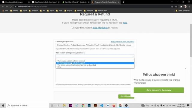 Envato Refund Request: How to get a refund from Envato market, codecanyon, themeforest in 2022 смотреть онлайн