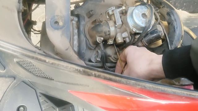 КАК ПРАВИЛЬНО и БЫСТРО настроить обогащение смеси на скутере 4т смотреть онлайн