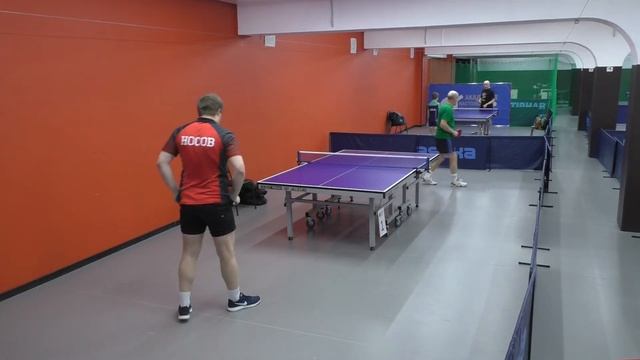 Носов С. (нет) - Тимохин С. (310) R-СПб настольный теннис в Академии НТ table tennis game 10.01.202 смотреть онлайн