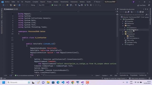 Curso Completo: Visual C Sharp y PostgreSQL ( Proceso CRUD ) смотреть онлайн