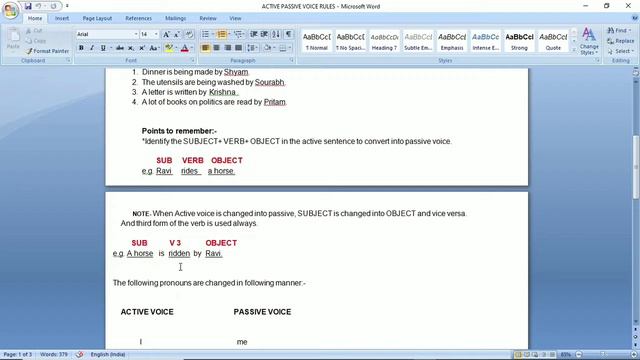ACTIVE-PASSIVE VOICE -6th -by Pushpa смотреть онлайн