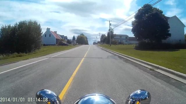 Bathurst New-Brunswick Drive, Honda Shadow spirit 750 смотреть онлайн