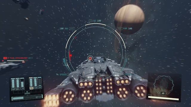 Starfield LEGENDARY SHIP BATTLE. House V'aruun Shroudbearer vs The Pillar of Authority смотреть онлайн
