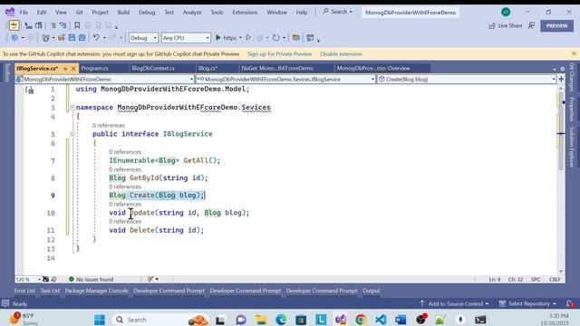 Mongodb provider for Ef core | Minimal api | Curd operation смотреть онлайн