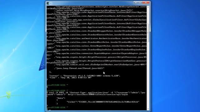 Using cURL to Test Alfresco Web Scripts смотреть онлайн