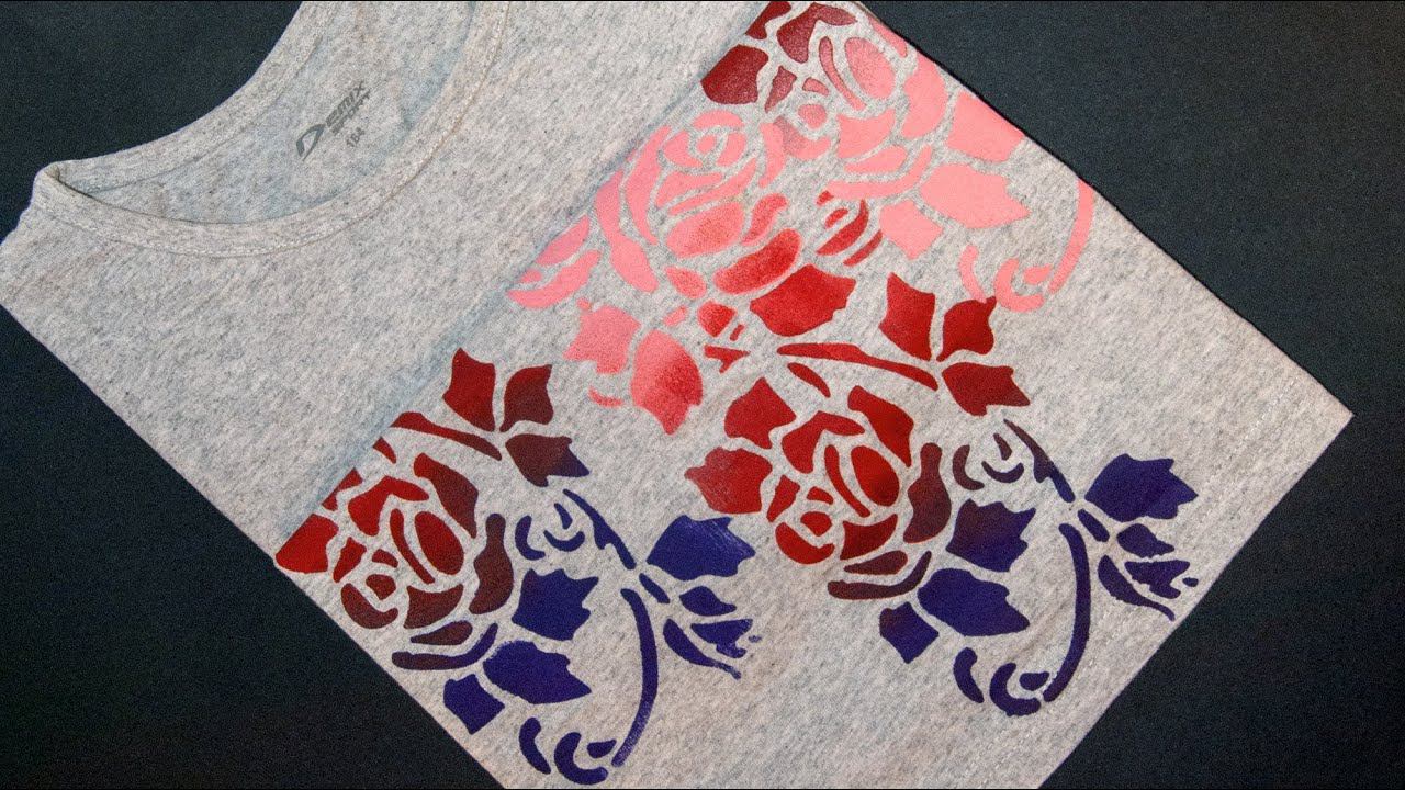 Простые мастер-классы. Яркая футболка, роспись акриловыми красками по ткани «ТАИР» смотреть онлайн