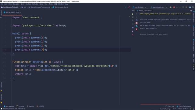 Asynchronous programming in dart - Async/Await بالعربية смотреть онлайн