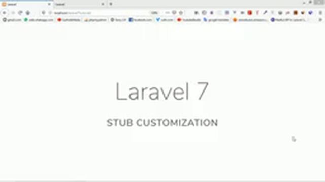 Laravel 7 Tutorial - Stub Customization смотреть онлайн