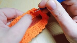 Очень простой кошелек- косметичка на молнии #крючком