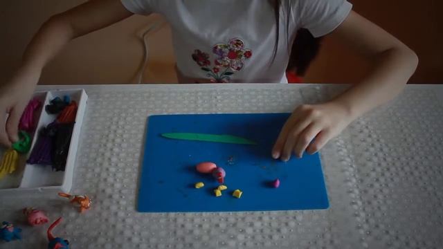 ★ Слепить кошку из пластилина ᴥ Modelling clay Creation ★ Playing with clay смотреть онлайн