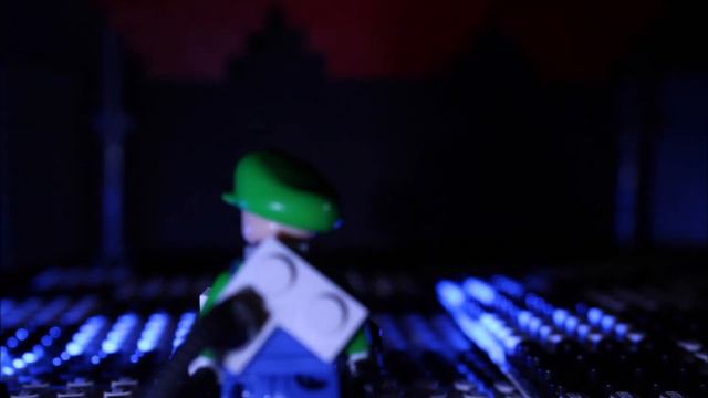 Lego FNAF Luigi meets Ballora Stop Motion Lego Luigi's Mansion смотреть онлайн