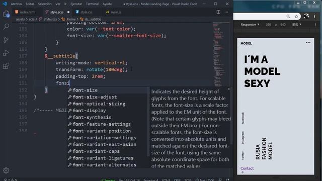 Responsive Landing Page HTML CSS And JAVASCRIPT GSAP Distortion Effect Model Web Design смотреть онлайн