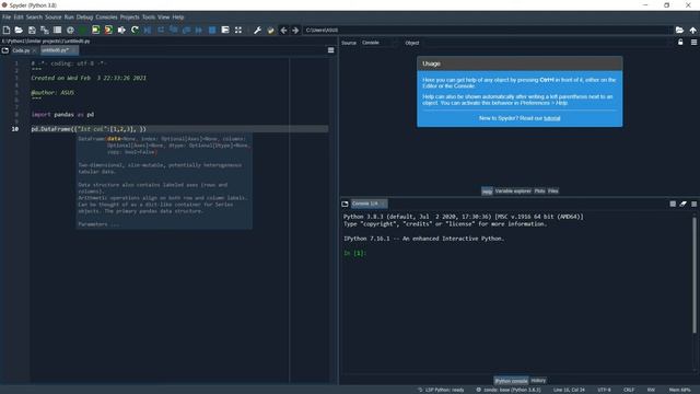 How to create DataFrame in Pandas - Pandas Basics 2021 смотреть онлайн