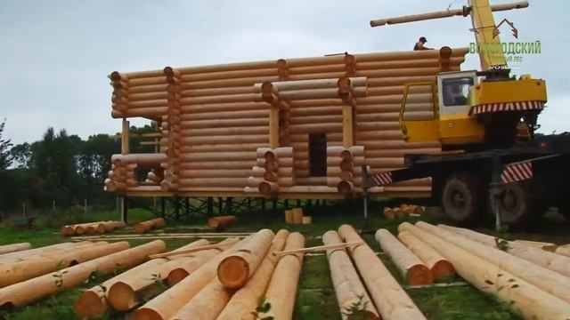 Сборка сруба