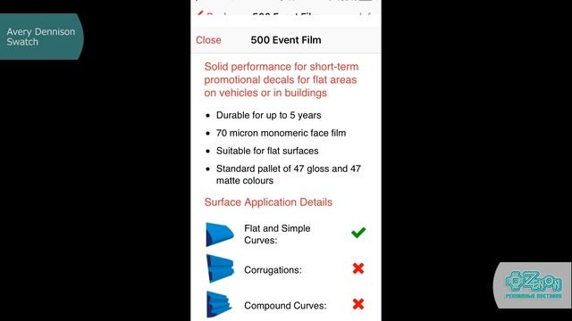 Приложение для смартфонов Avery Dennison Swatch смотреть онлайн