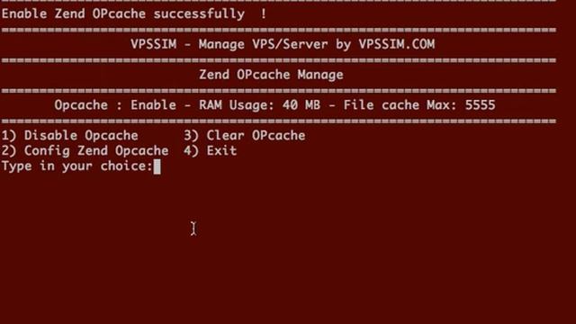 How to use "Zend Opcache manage" function in VPSSIM смотреть онлайн